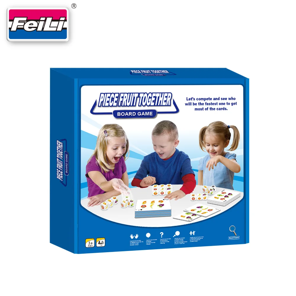 Hot sales online  piece fruit game for child  indoor board game educational toys intelligent toys for kids