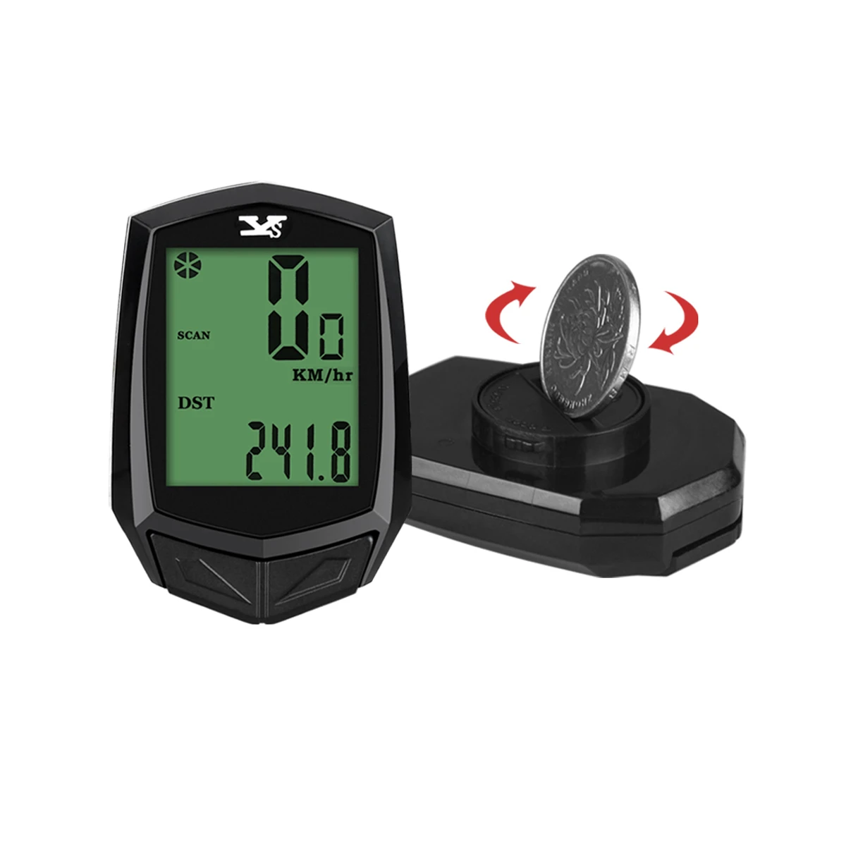 YS-858A Rainproof  bike computer with backlight wired bicycle computer