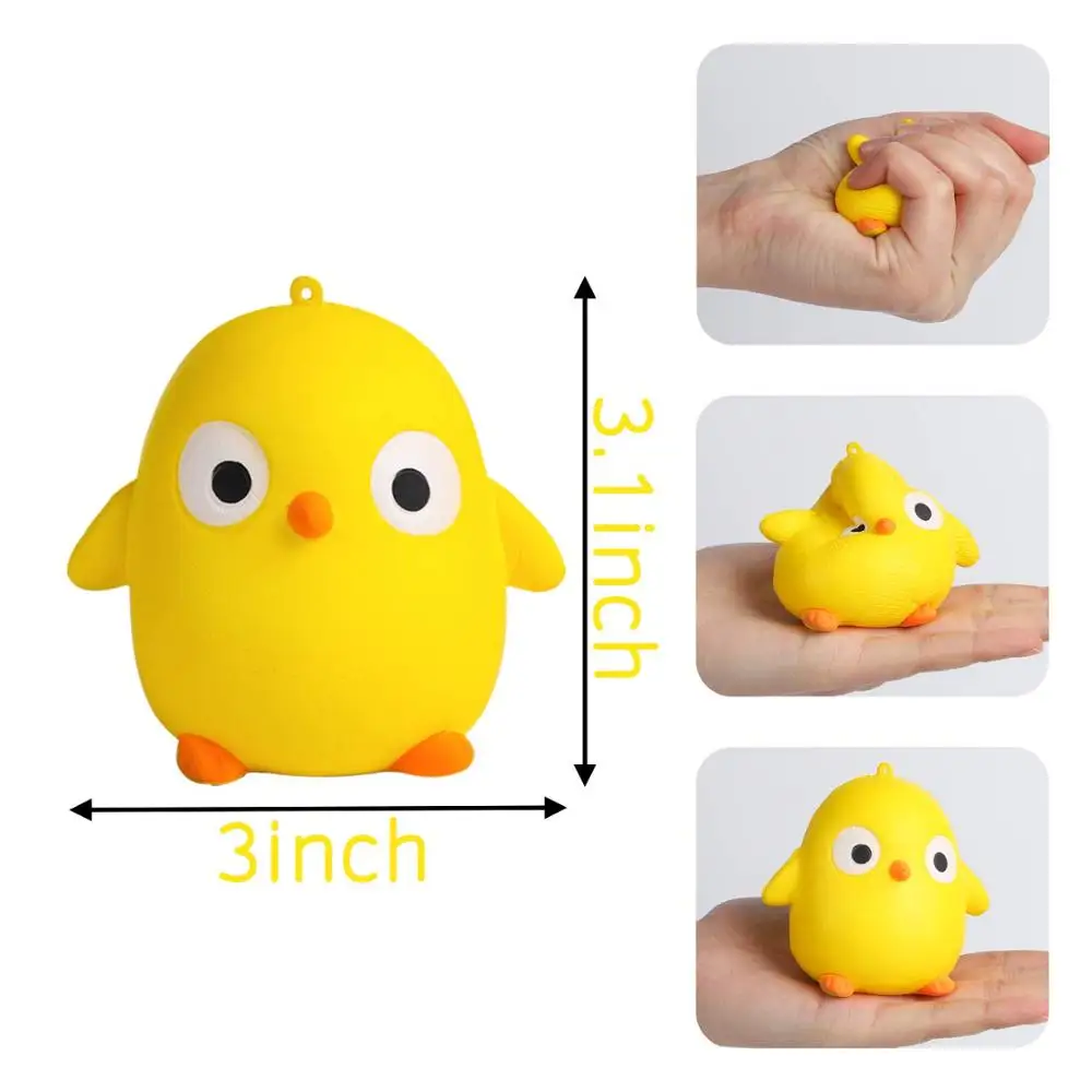 PU foam jumbo cute factory wholesale animal squishy China Easter new kawaii rabbit squishy and Easter Egg Squishy