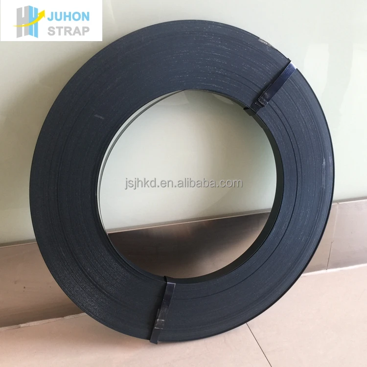 Blue tempered steel strapping for binding and packaging