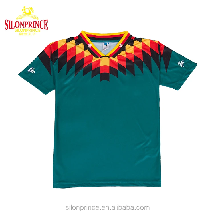
1994 Germany souvenir retro soccer shirts wholesale plain custom men football jersey 