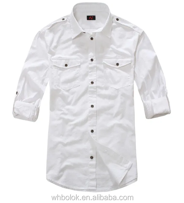 Factory OEM New style men linen cotton shirt wuhan garment factory