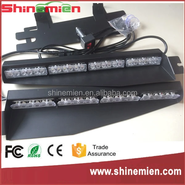 
CAR WINDSHIELD LED STROBE FLASHING LIGHT,VISOR LED FLASH STROBE LIGHT BAR 