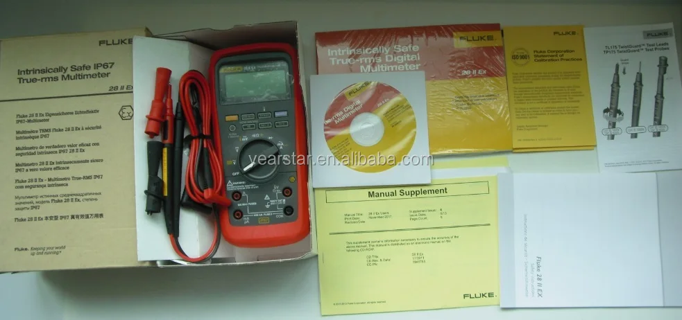 Fluke 28 II-EX Intrinsically Safe IP67 True-rms Multimeter