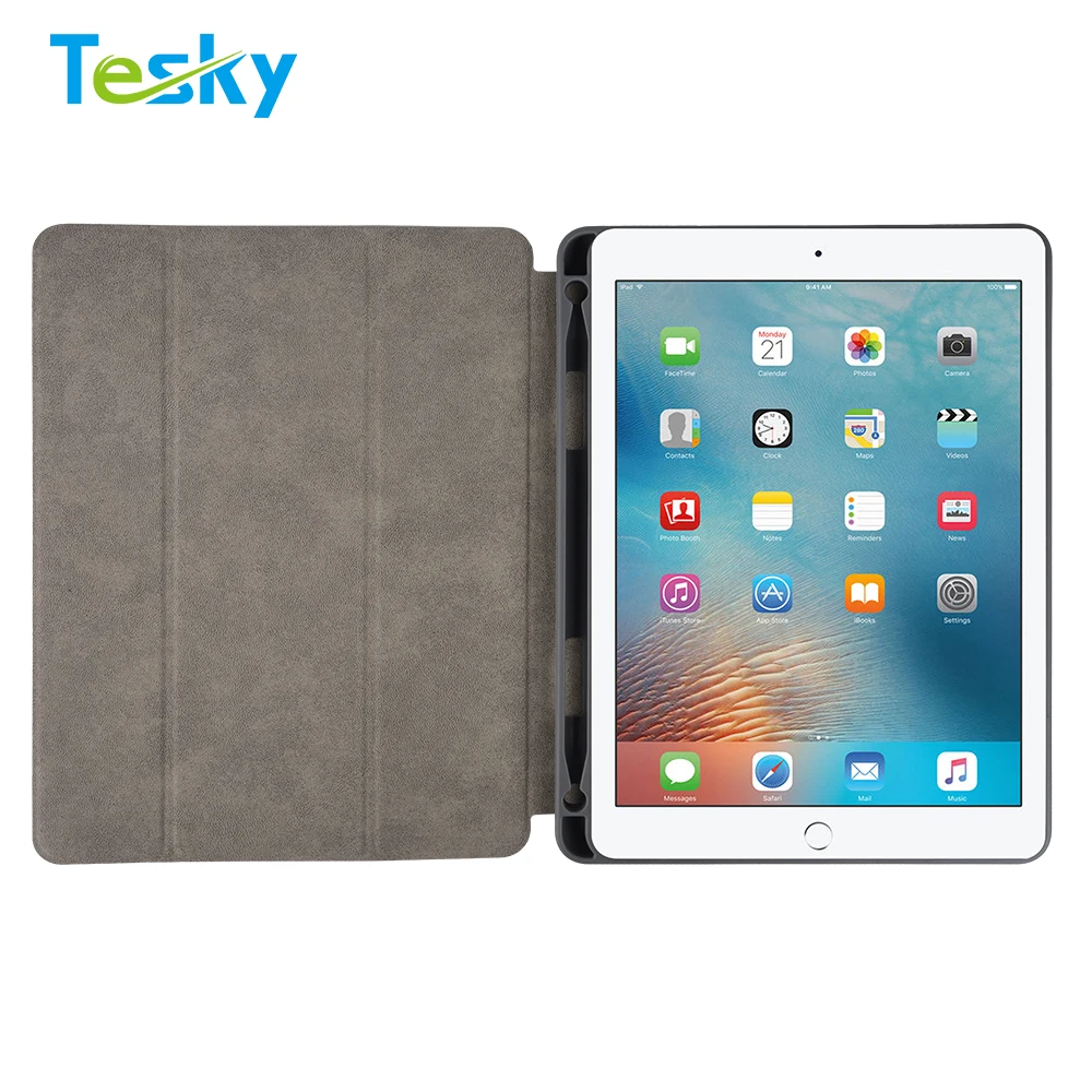 2018 г. Заводская OEM высокого качества Флип Folio кожаный планшет чехол для Apple iPad 9,7 с пенал