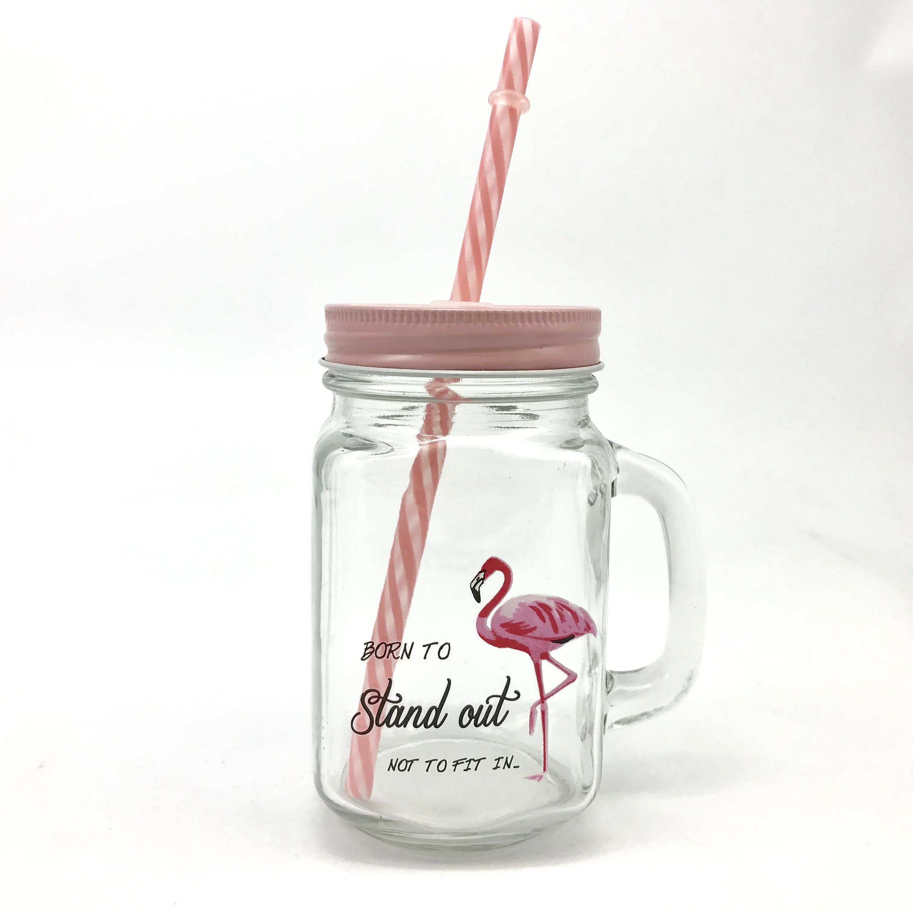 
ox shape glass mason jar wholesale with custom lids 