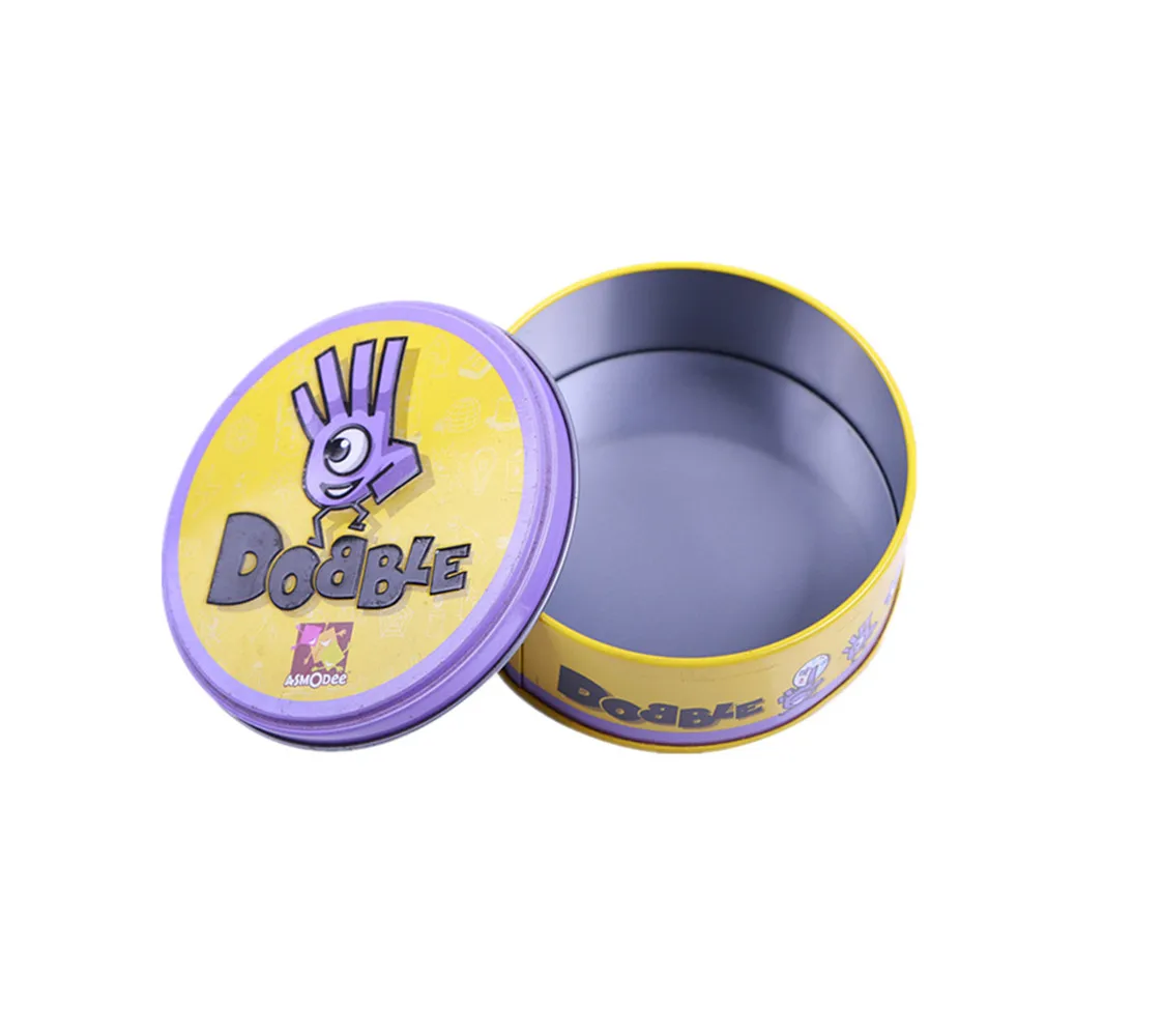 
Customized round tin can for cookies and candy 