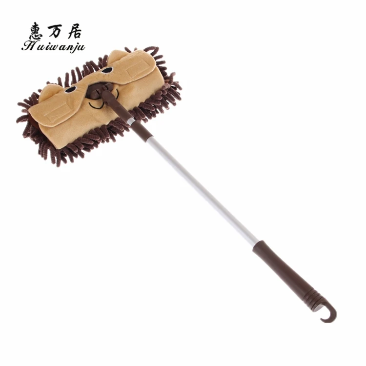 Microfiber Chenille Mini Cartoon Floor Cleaning Microfibre Mop With Telescopic Handle