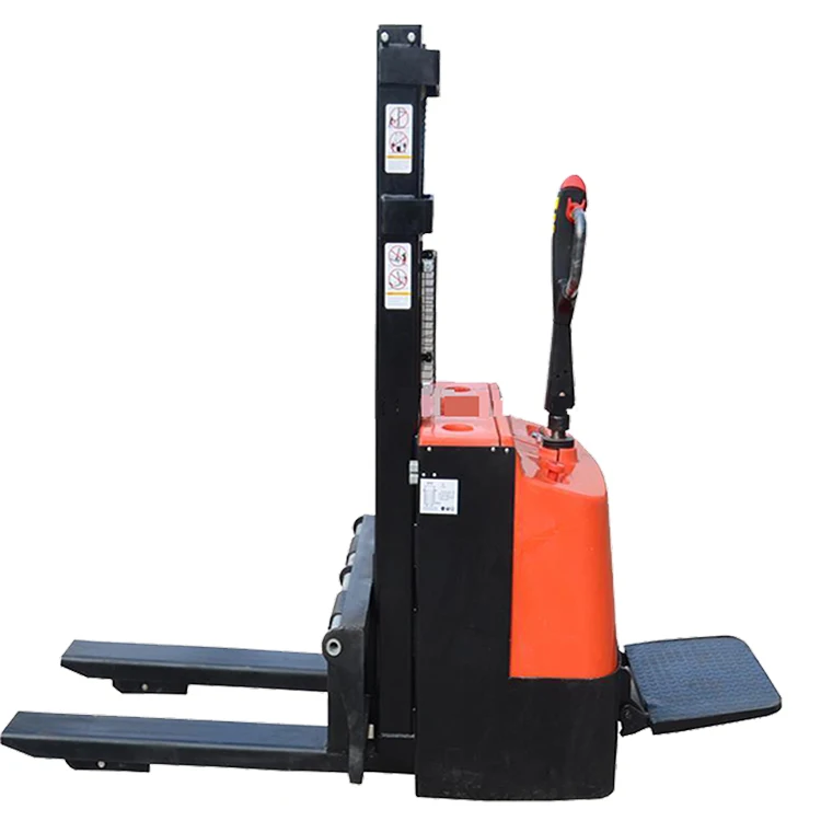 Small pallet stacker truck fully automatic walkie electric pallet truck stacker
