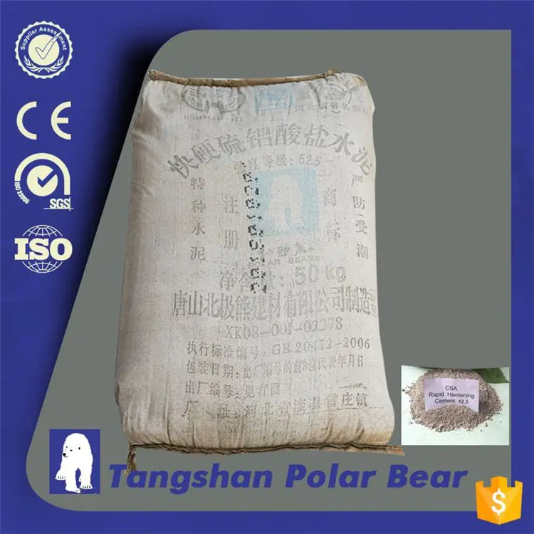 cement rapid hardener made in China cement price per ton