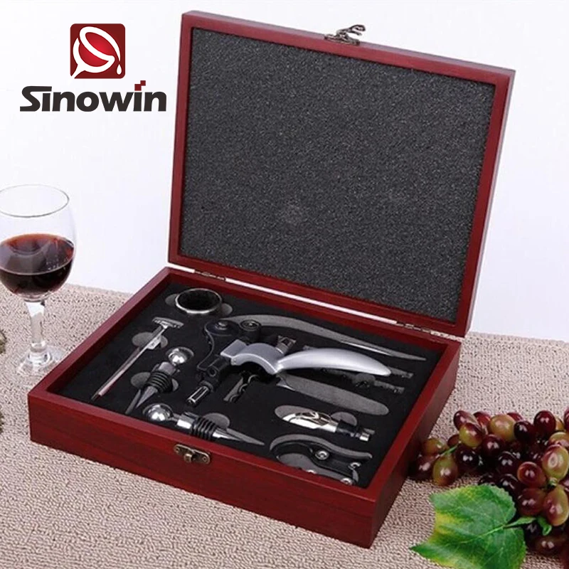 Good Quality Promotional Wooden Box Rabbit Wine Bottle Opener Gift Set