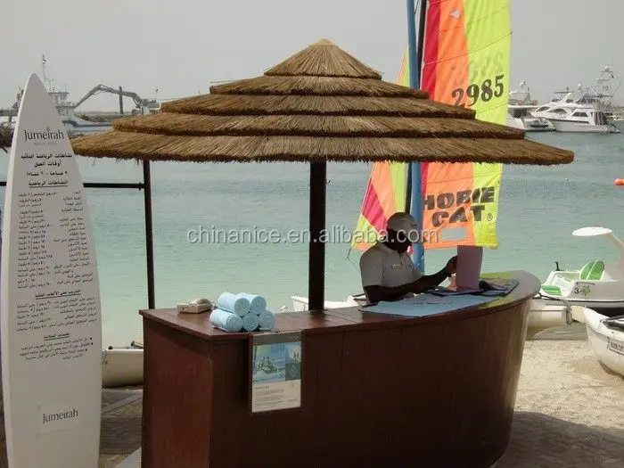 Beach bar Synthetic Thatch umbrella huts