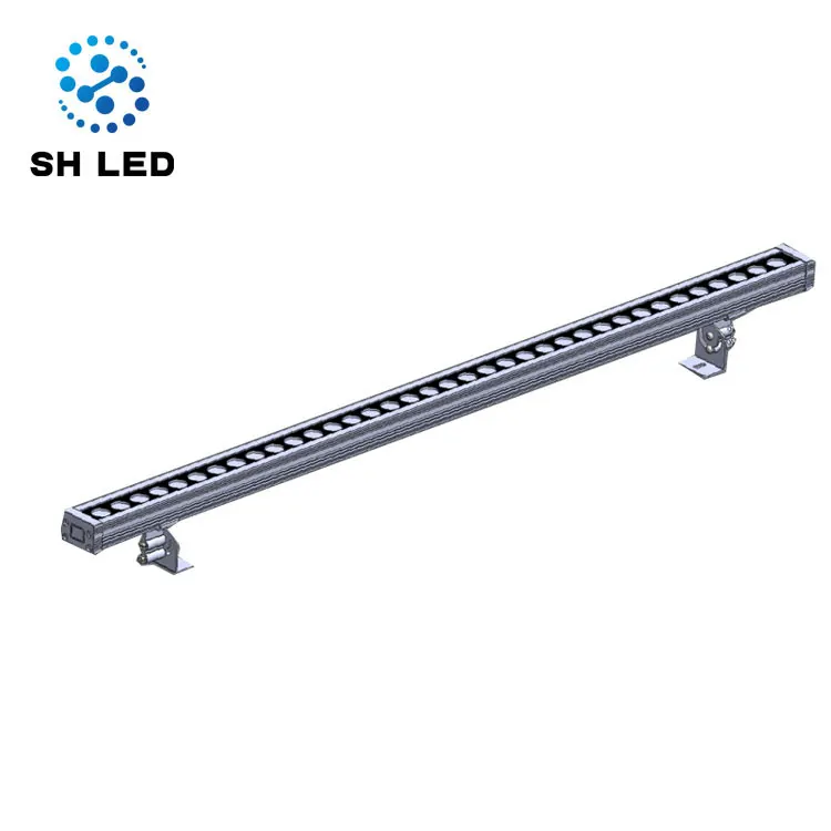 Outdoor Wall Washer Linear IP68 18w RGB Dimmable Outdoor Led Lights Wall Washer for Building Facade Lighting