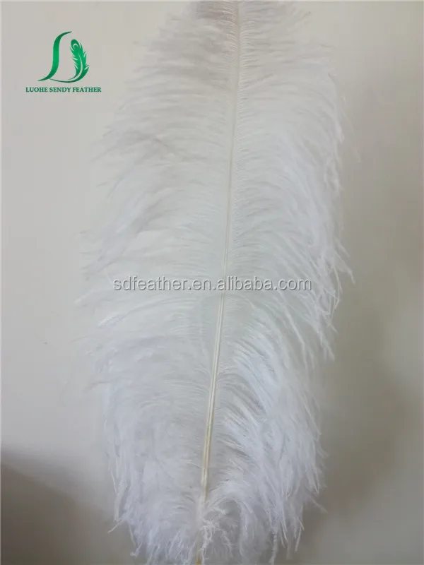 45-50cm Snow white artificial ostrich feather