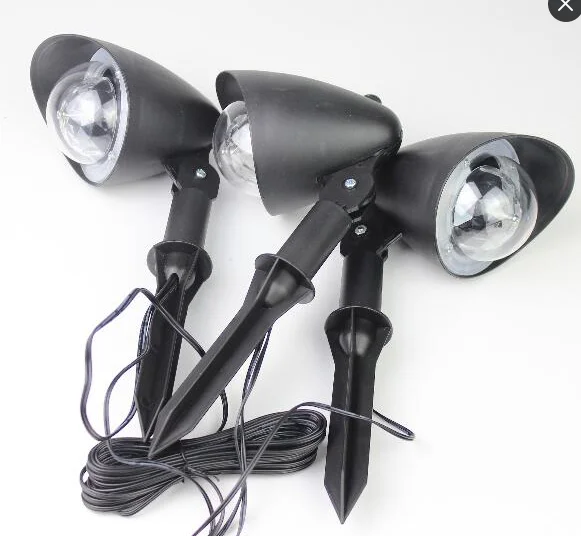 
Indoor / outdoor use RGB colors rotating led kaleidoscope path lights for garden 