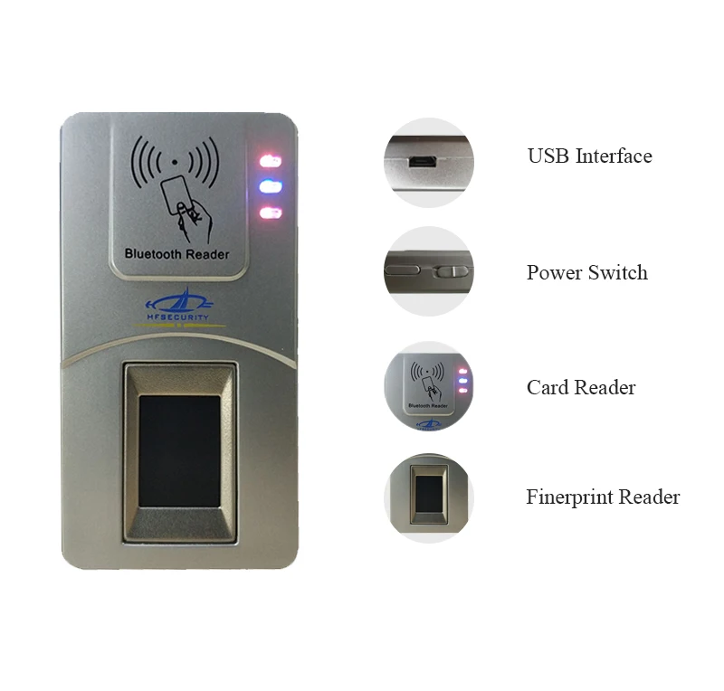  HFSecurity HF7000 ФБР Сертифицированный FAP10 сенсор цена биометрики сканер отпечатков пальцев с IOS Android оконные рамы