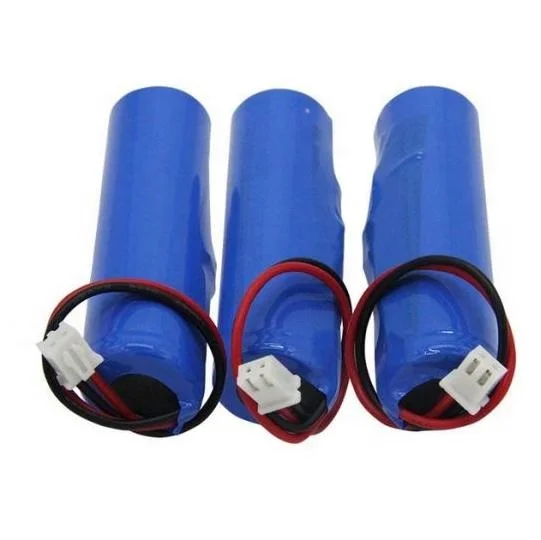 18650 Li-ion Battery 1S1P 3.7V 3000mAh 11.1Wh with Built in PCB Safety Protections Custom Cylindrical Batteries with Connector
