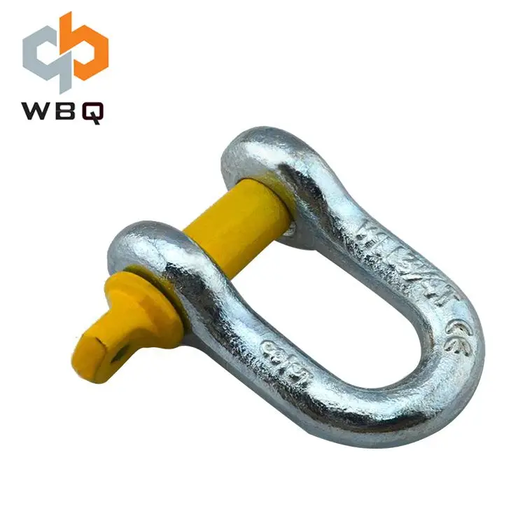 Us Standard Bow Anchor Shackle Bolt Type With Safety Pin & Nut From Qingdao