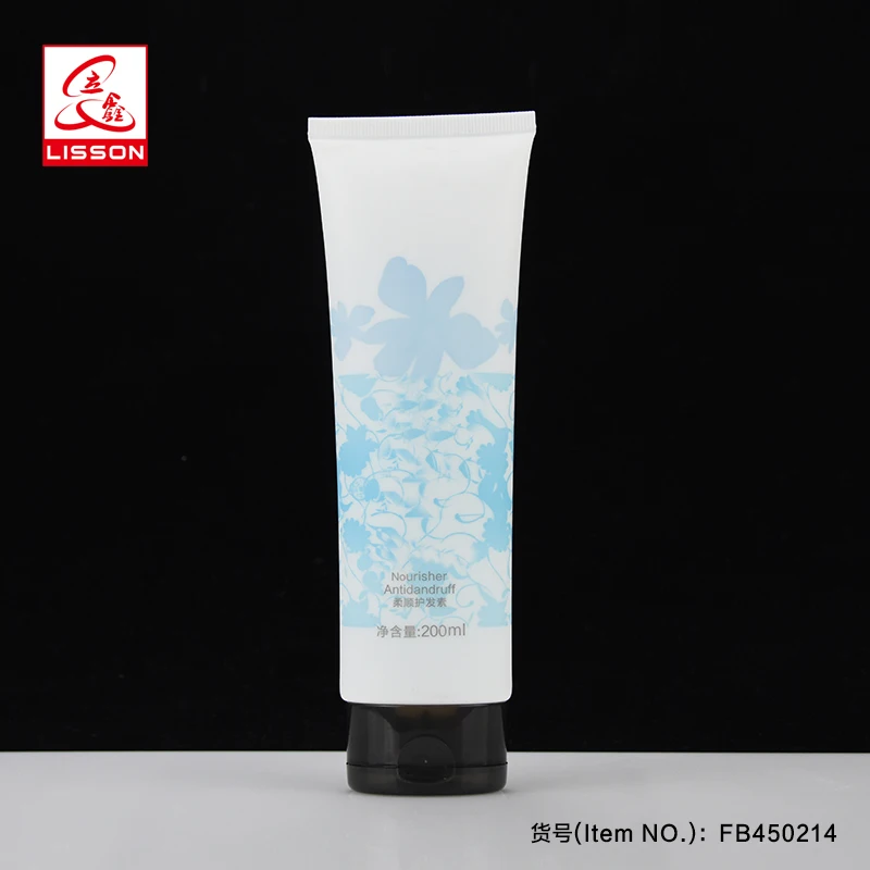 200ml eco friendly OEM cosmetic plastic packaging matte tube