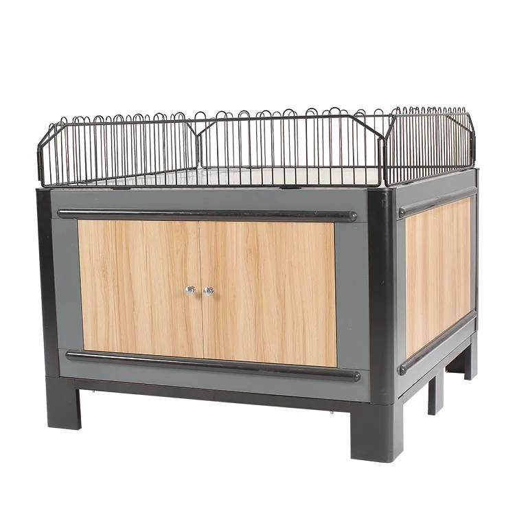
Modern Supermarket promotion wooden special offer counter display stand 