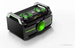 Portable bass speaker with USB/SD/FM/Line-in/BT/Rec/MIC /remote function