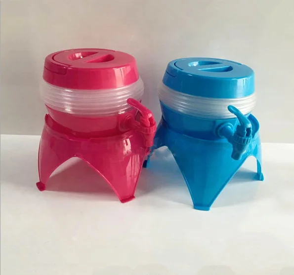 Portable Folding 5.5 L Collapsible Beverage Water Dispenser for Outdoor Drink