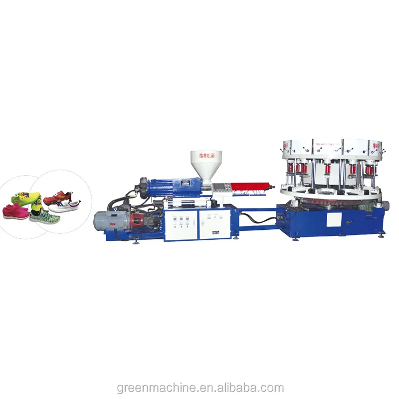 Plastic shoes direct injection molding machine /Plastic shoe making machinery/PVC direct injection shoe machine