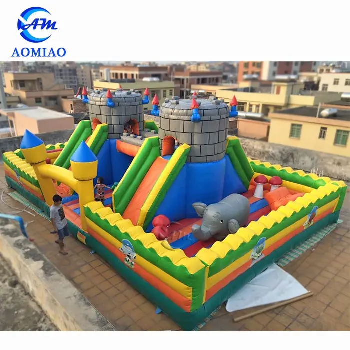 Hot Sale PVC Commercial Cheap Grade Inflatable Bouncer Vinyl Slides Big Giant Bouncing Castle Playground Jumping Castles