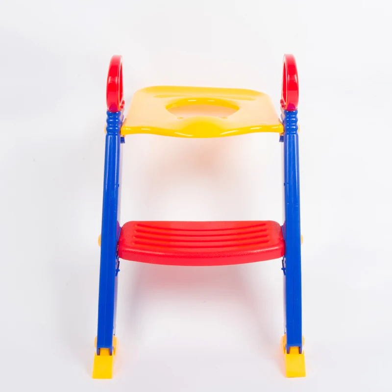 
factory price plastic folding kids potty training seat with step 