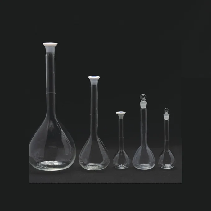 Renonlab Hot Sale Glass Conical Flask With Glass Ground Stopper with CE ISO