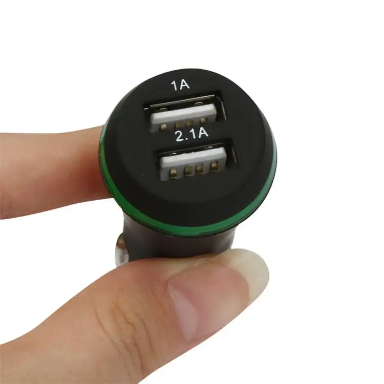 Беспроводное автомобильное зарядное устройство с двойным USB портом JRBC01 3 5 мм музыкальным приемником BT для громкой