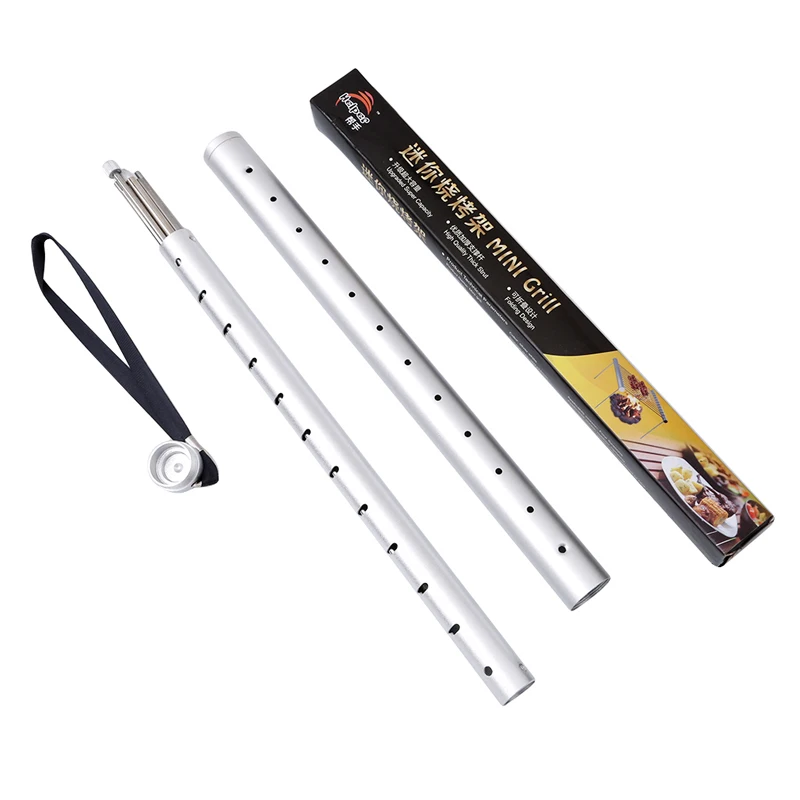 Camping Stainless Steel Portable Mini Type Pocket BBQ Grill