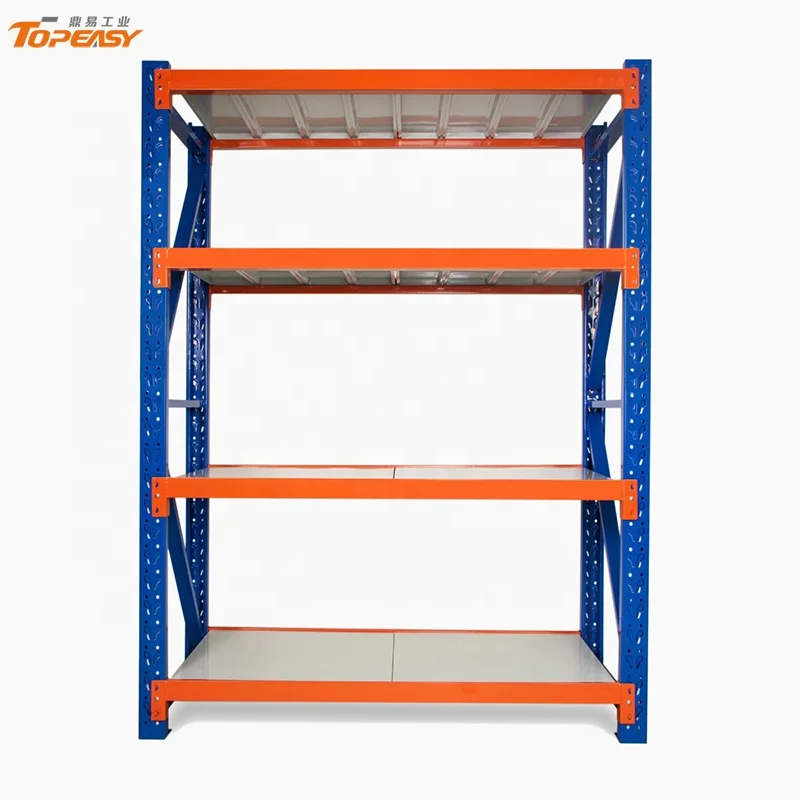 Custom estante estilo industrial boltless metal shelf for warehouse storage