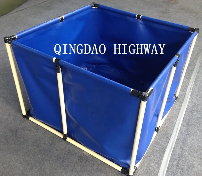 Л, л, л, Круглый или квадратный пруд из ПВХ для рыбы/рыболовный бассейн для рыбной фермы