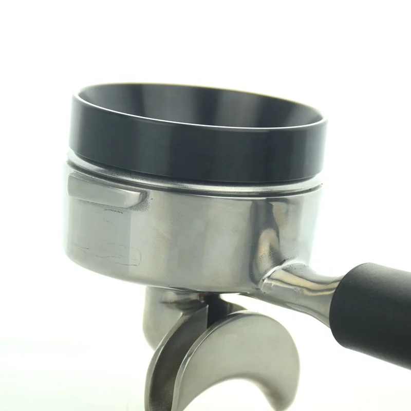 YF31Aluminum IDR Intelligent Dosing Ring Black Coffee Funnel For 58MM Portafilter