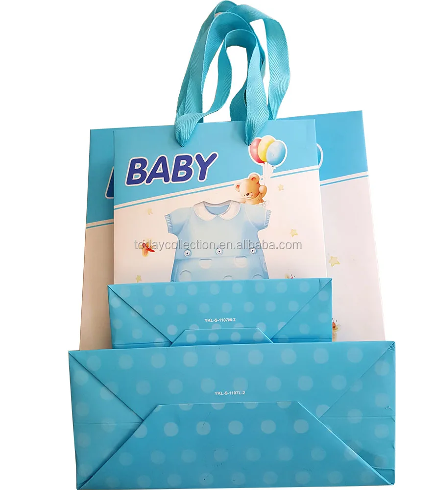 
Fancy baby shower paper gift bag 