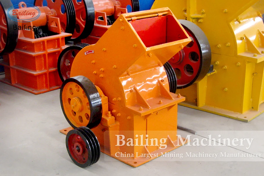 Bailing brand hammer crusher for glass
