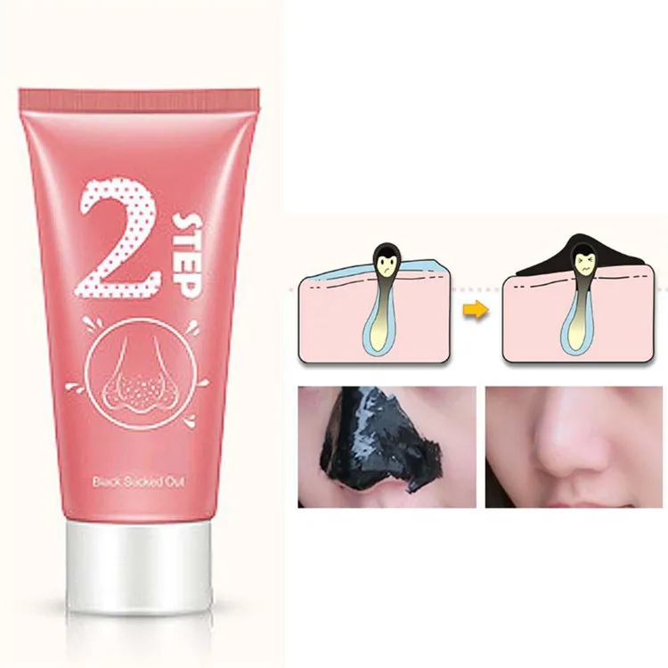 OEM ODM BIOAQUA Blackhead Strips Acne Remover Sticker 3 Step Nose Blackhead Remover Mask
