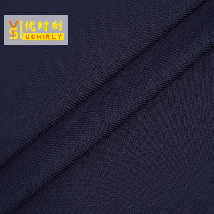 95% polyester 5% spandex twist polyester interlock fabric