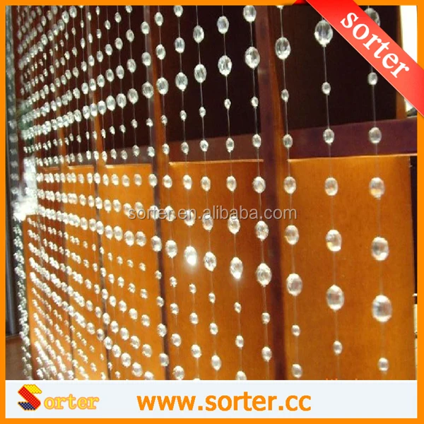 Crystal bead curtain,Round ball beaded curtain, room dividers