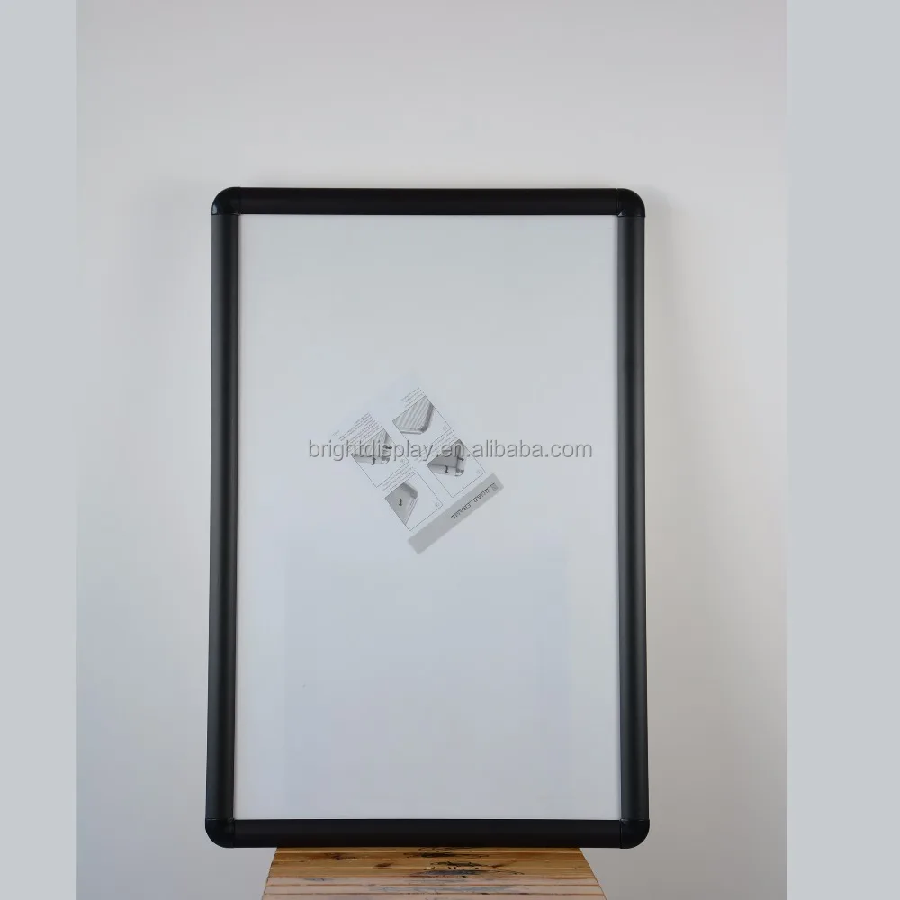 Aluminum snap frame clip open poster frame for elevator advertising