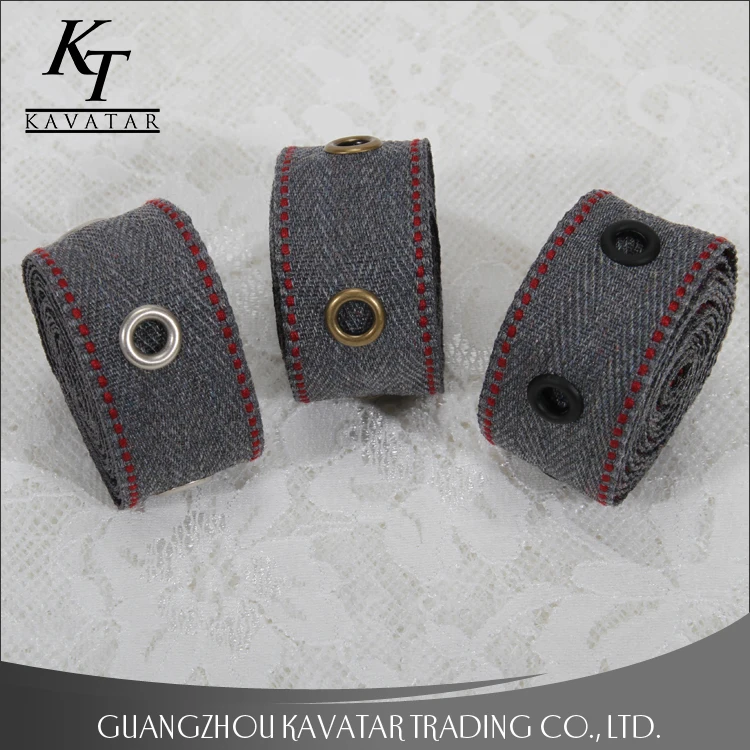 Cheap price wholesale eyelet trim tape in stock Eyelet belt