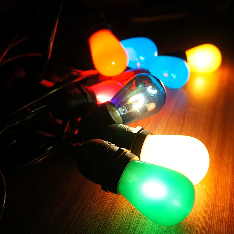 Low Voltage 12V/24V/36V 1800-6500K 7/10/20 PCS led bulbs Christmas LED S14 G45 A19 ST64 G80 String Lights