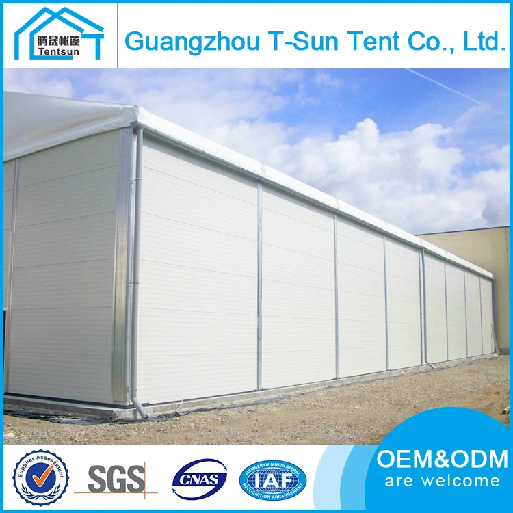 High Strength Industrial Insulated Warehouse workshop Large Aluminum Frame Storage Tent