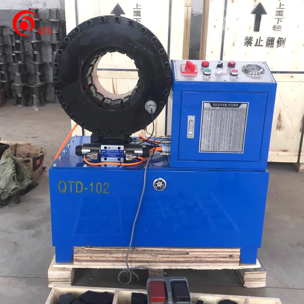 Ce Tube Brake Air Hydraulic Hose Crimping Machine 51mm