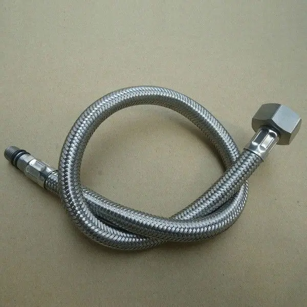 
Stainless steel braided flexible kitchen tap hose 