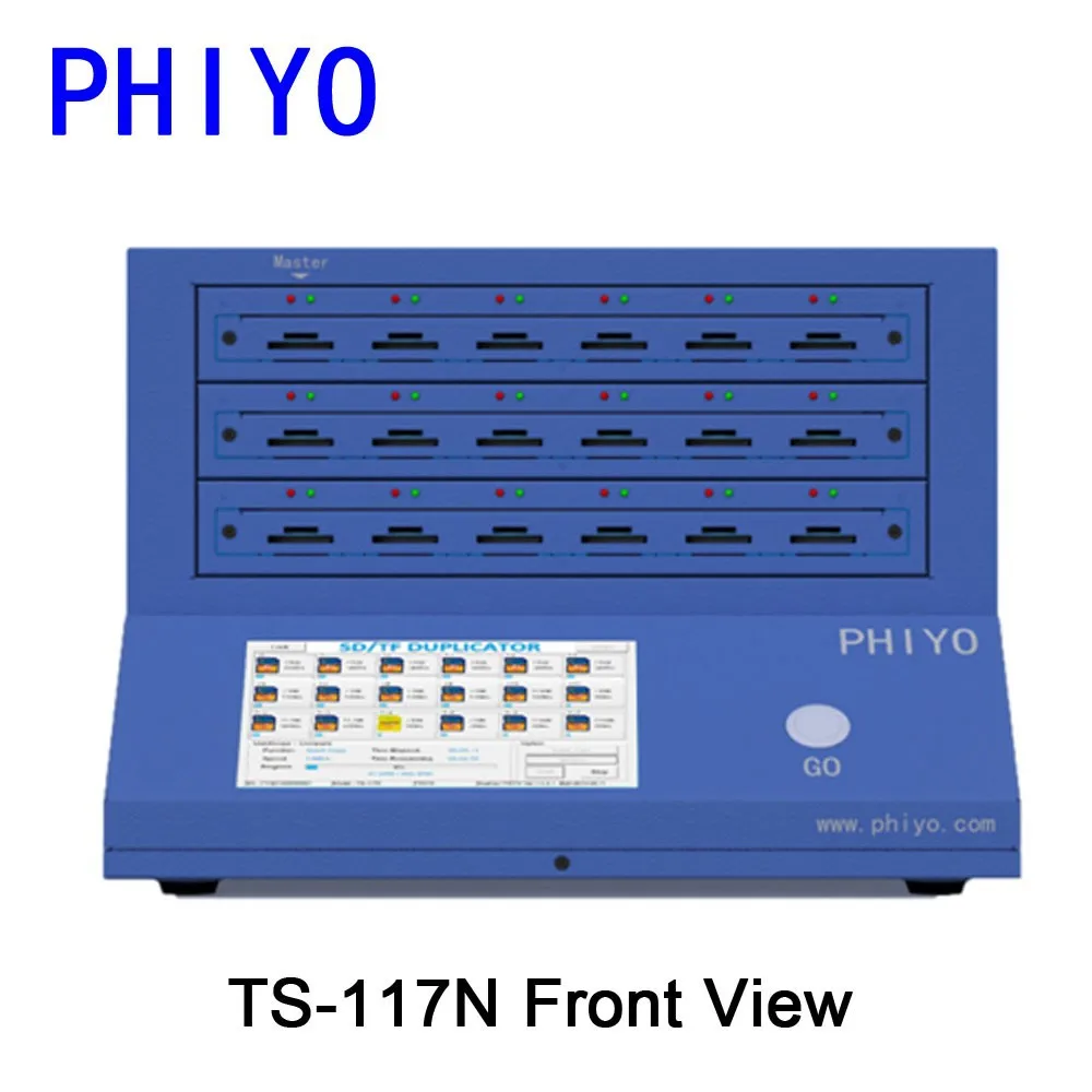 
Customizability microSD/SD card duplicator TS-117N PHIYO 