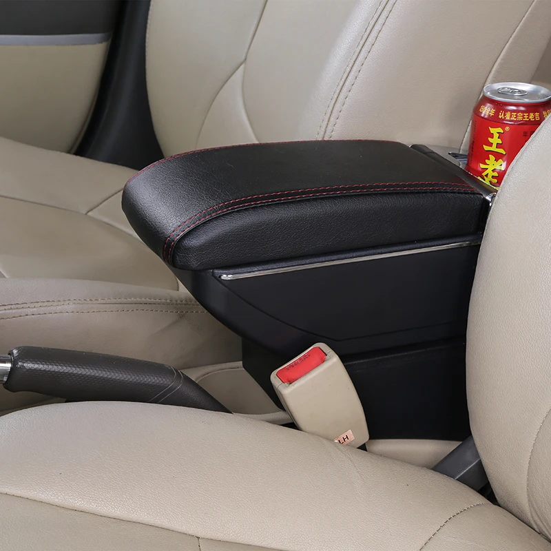 Car Accessories Interior Decoration armrest box central content storage box with USB charging for Nissan Kicks