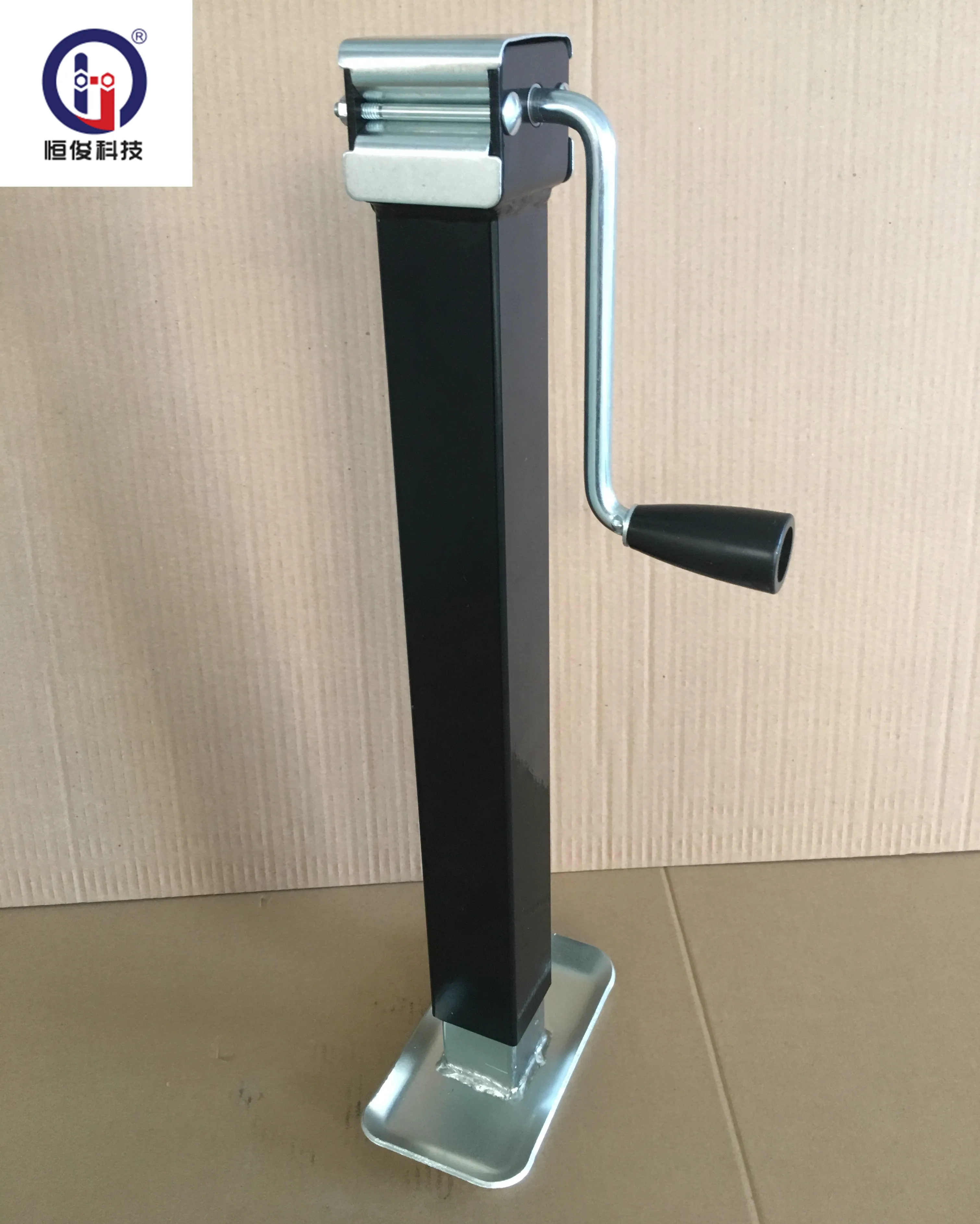 2000LBS Square Trailer Stabilizer Jack without Pipe Mount