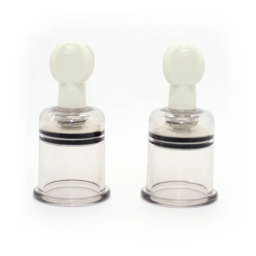 Therapy Massage Tool Cupping Cups, BDSM Plastic Nipple Restraint Bondage Fetish Sucker
